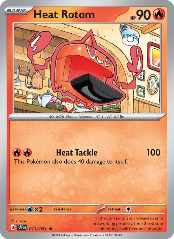 Heat Rotom #013 – Paldean Fates card