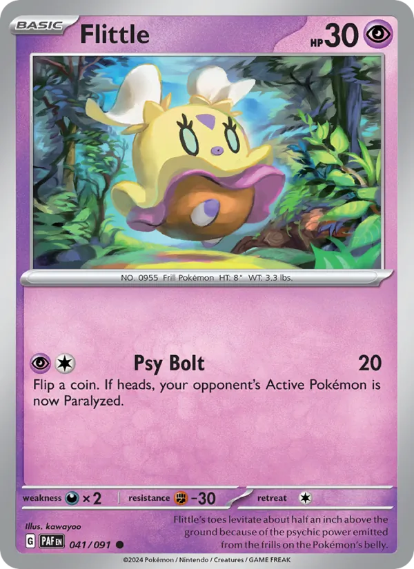 Flittle #041 – Paldean Fates card