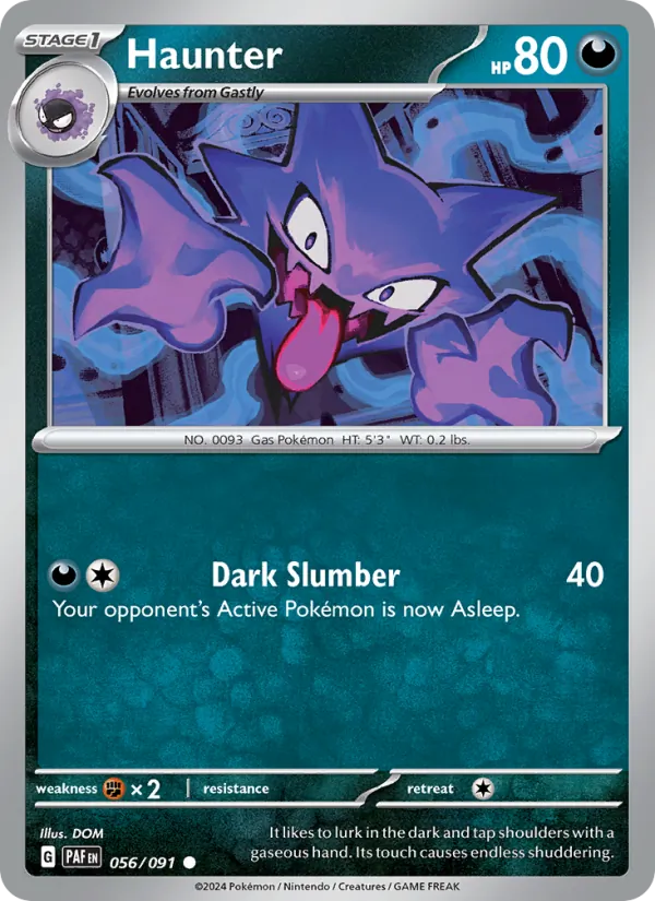 Haunter #056 – Paldean Fates card