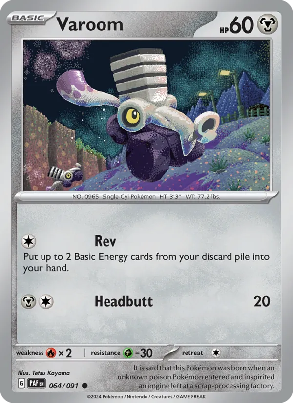 Varoom #064 – Paldean Fates card