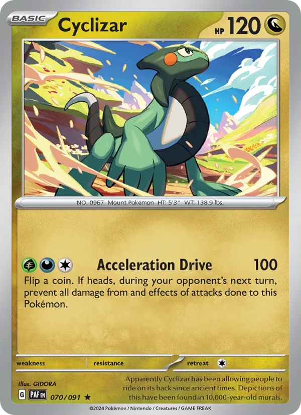 Cyclizar #070 – Paldean Fates card