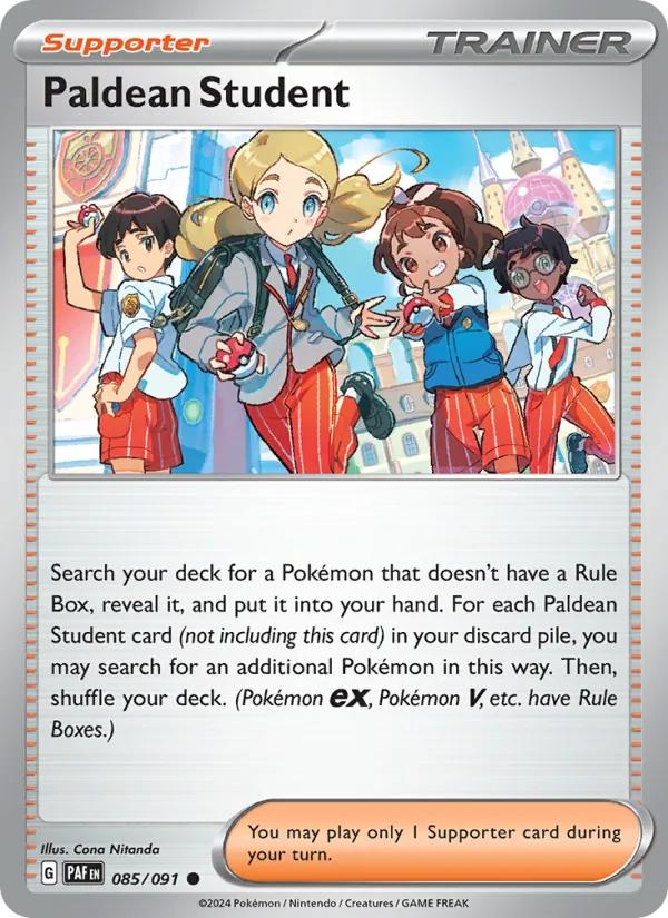 Paldean Student #085 – Paldean Fates card