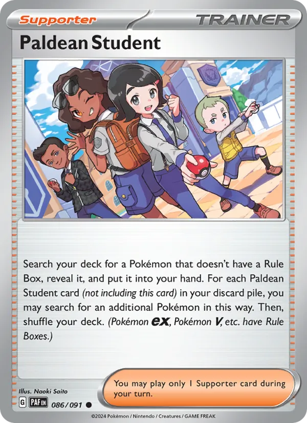 Paldean Student #086 – Paldean Fates card