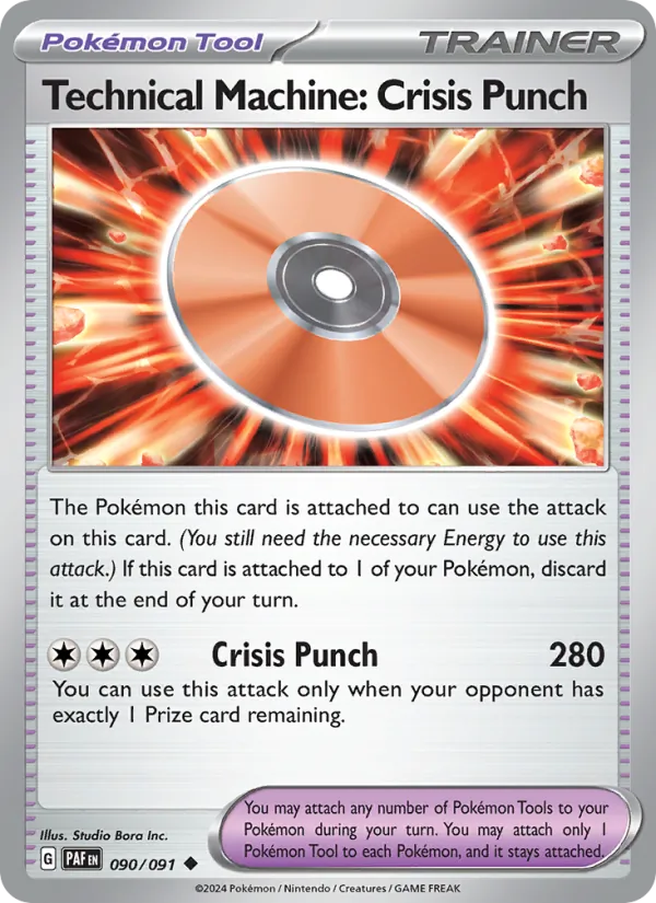 Technical Machine: Crisis Punch #090 – Paldean Fates card