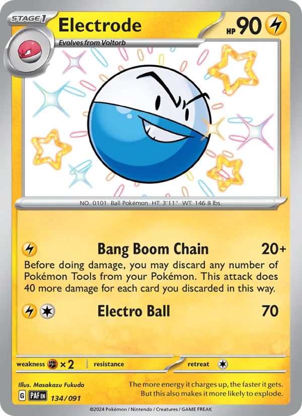 Electrode #134 – Paldean Fates card