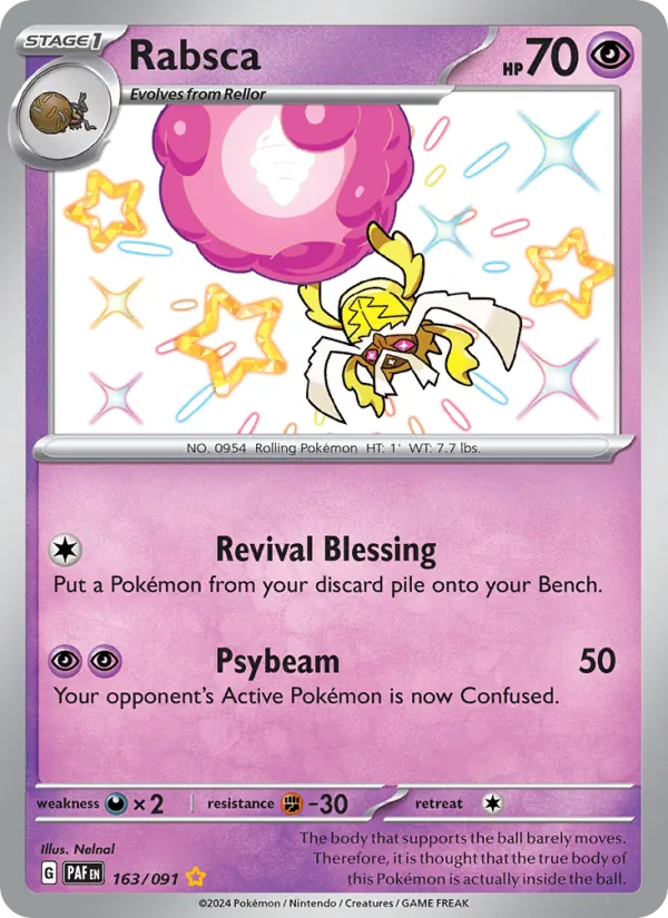 Rabsca #163 – Paldean Fates card