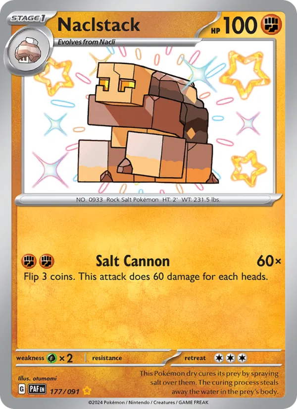 Naclstack #177 – Paldean Fates card