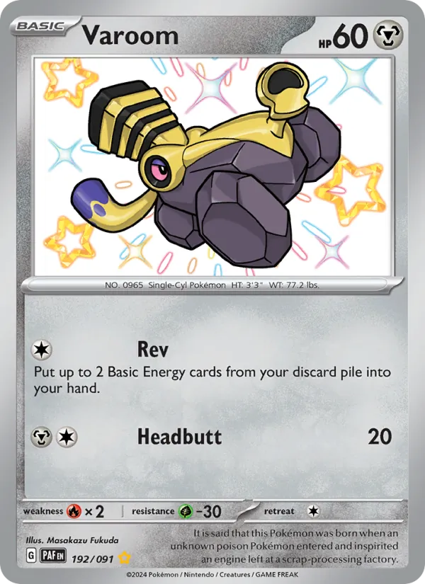 Varoom #192 – Paldean Fates card
