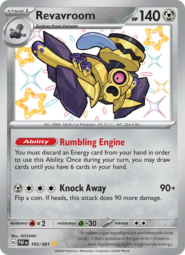 Revavroom #193 – Paldean Fates card