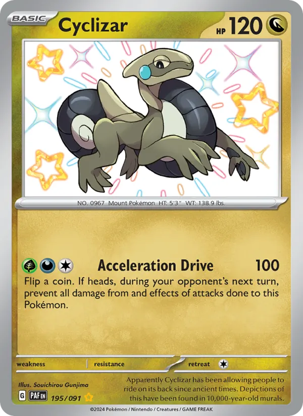 Cyclizar #195 – Paldean Fates card