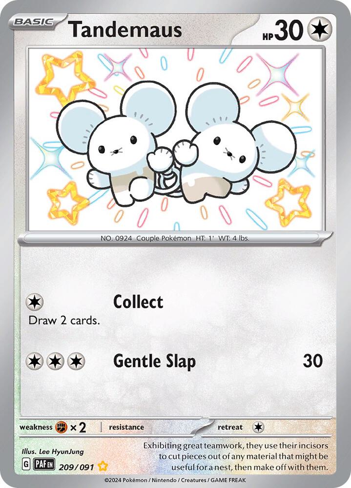 Tandemaus #209 – Paldean Fates card