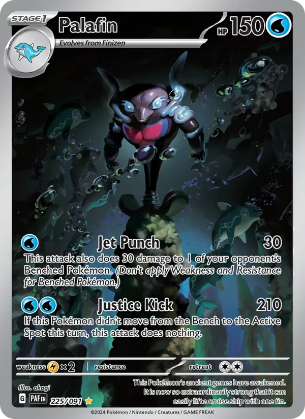 Palafin #225 – Paldean Fates card