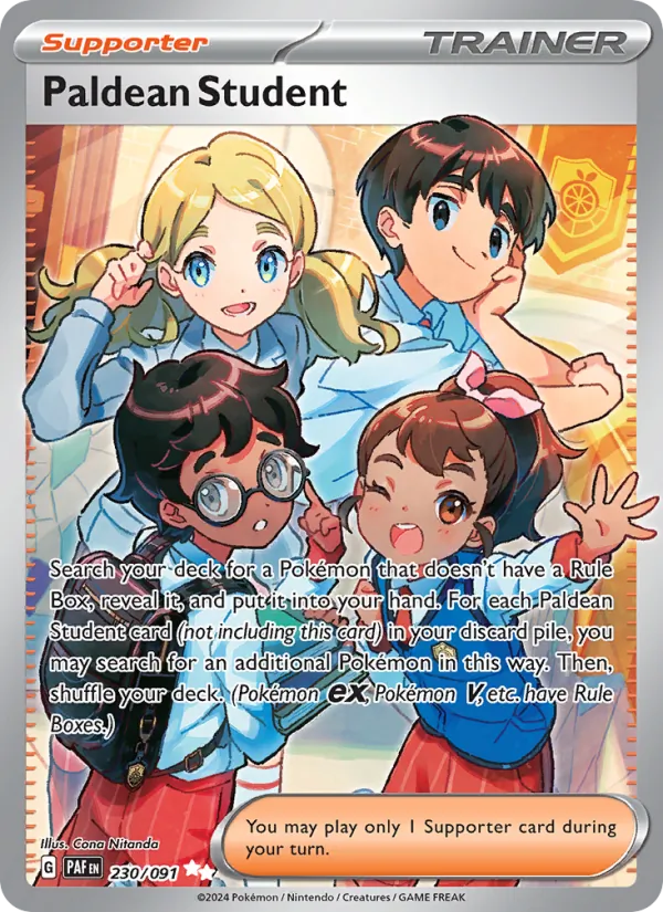 Paldean Student #230 – Paldean Fates card