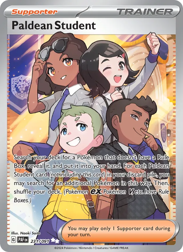 Paldean Student #231 – Paldean Fates card