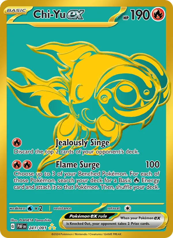 Chi-Yu ex #241 – Paldean Fates card