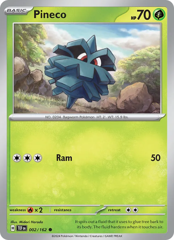 Pineco #002 – Temporal Forces card