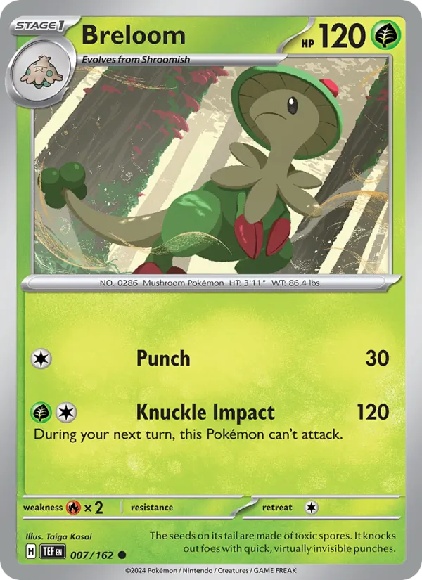 Breloom #007 – Temporal Forces card
