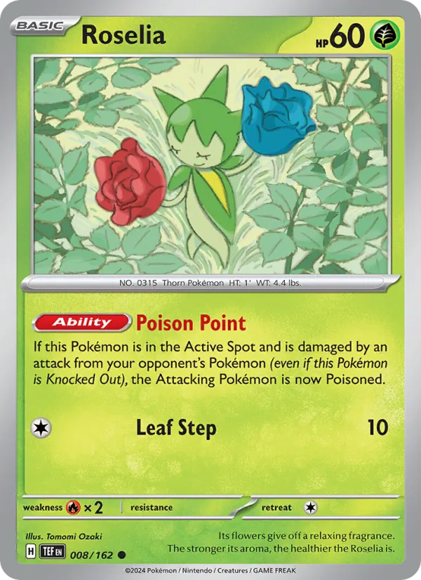Roselia #008 – Temporal Forces card