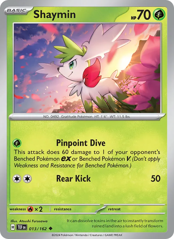 Shaymin #013 – Temporal Forces card