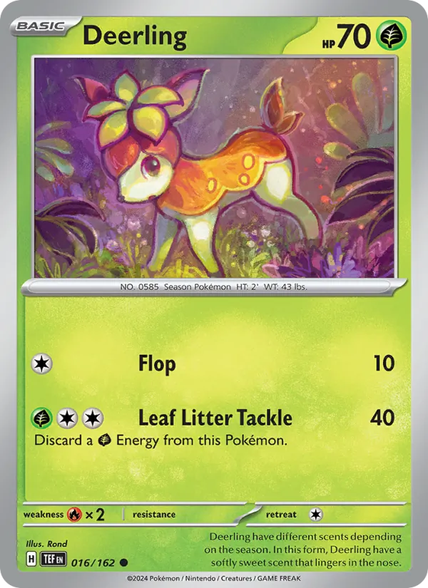 Deerling #016 – Temporal Forces card