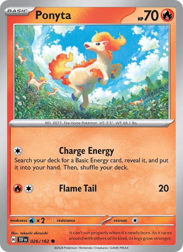 Ponyta #026 – Temporal Forces card