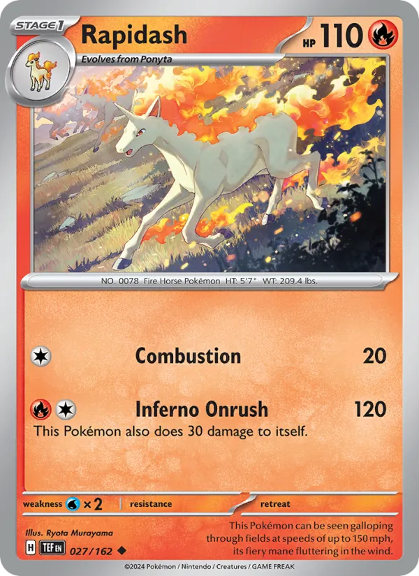 Rapidash #027 – Temporal Forces card