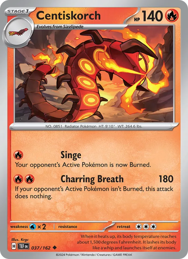 Centiskorch #037 – Temporal Forces card