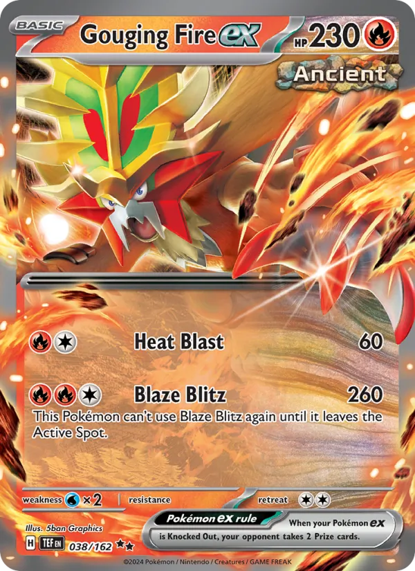 Gouging Fire ex #038 – Temporal Forces card