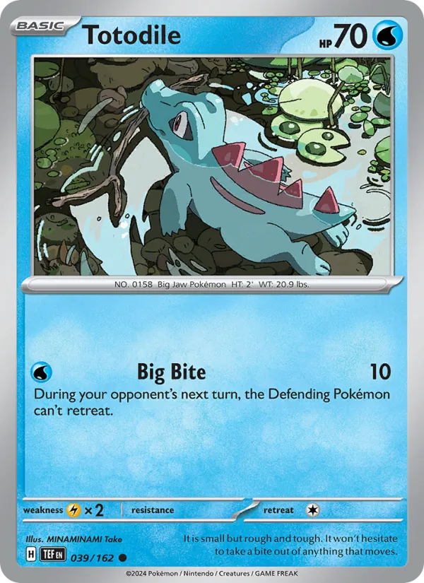 Totodile #039 – Temporal Forces card