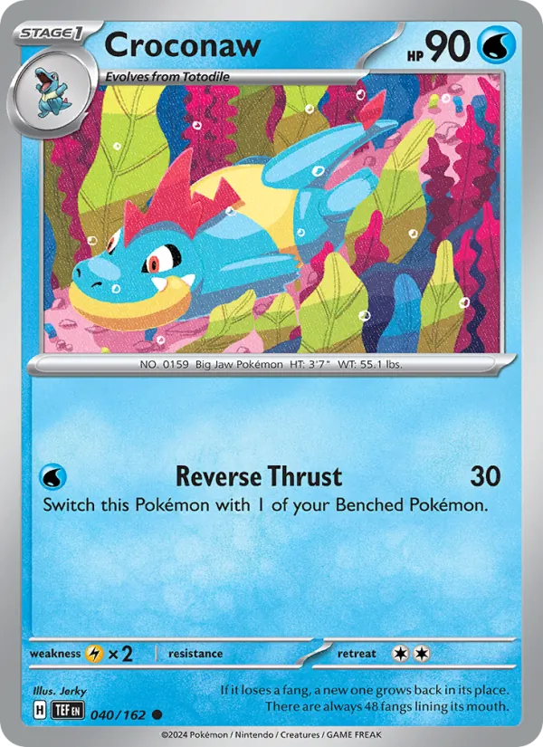 Croconaw #040 – Temporal Forces card