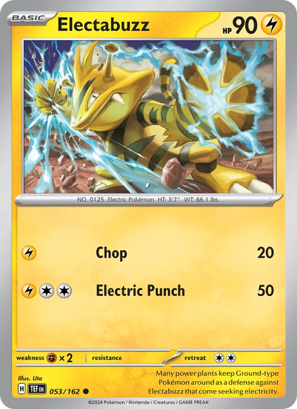 Electabuzz #053 – Temporal Forces card