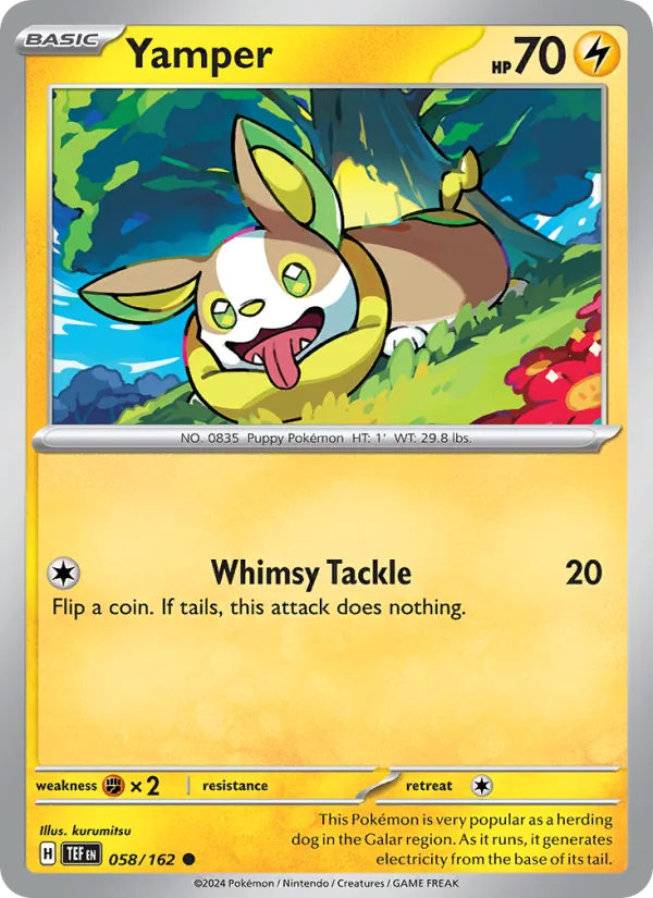 Yamper #058 – Temporal Forces card