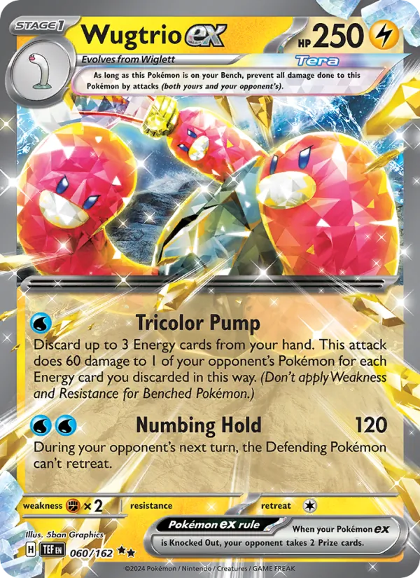 Wugtrio ex #060 – Temporal Forces card