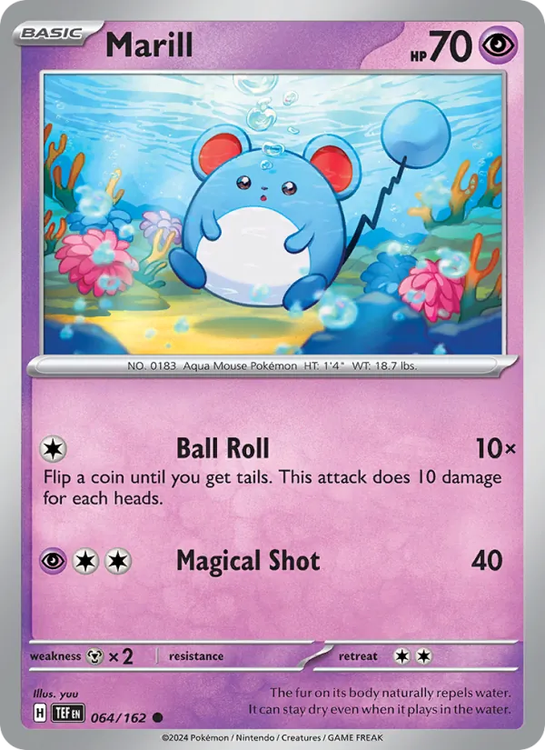 Marill #064 – Temporal Forces card