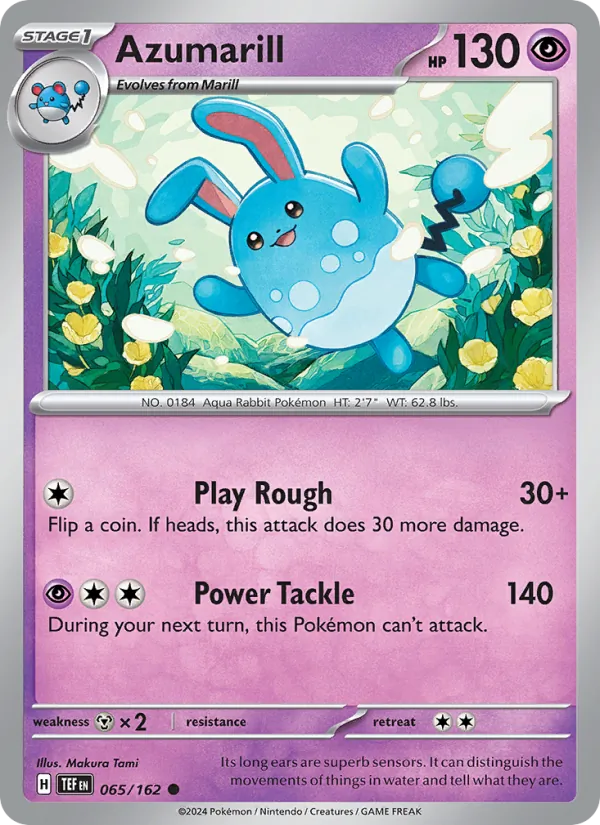 Azumarill #065 – Temporal Forces card