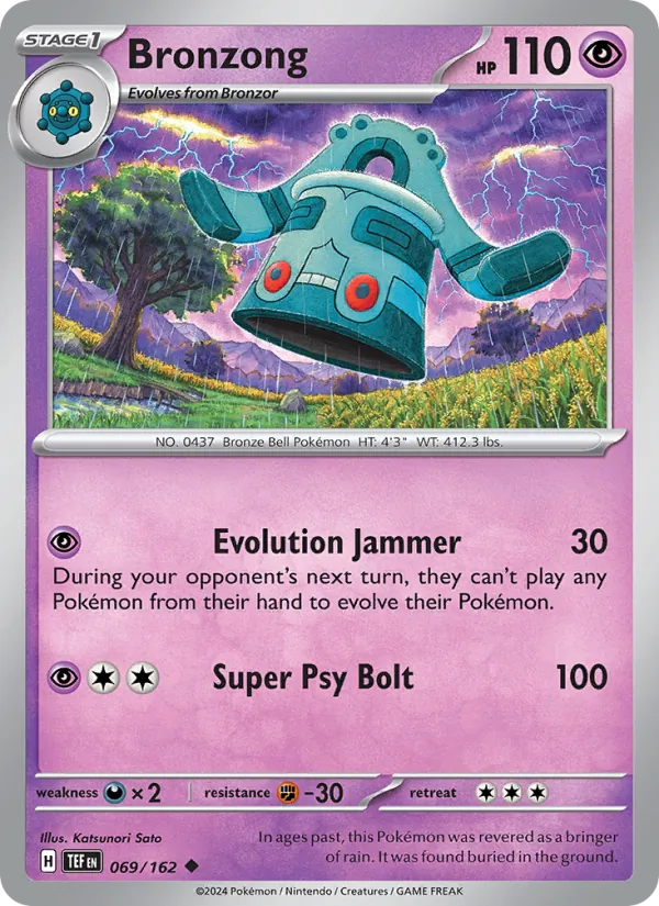 Bronzong #069 – Temporal Forces card