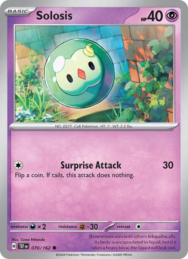 Solosis #070 – Temporal Forces card