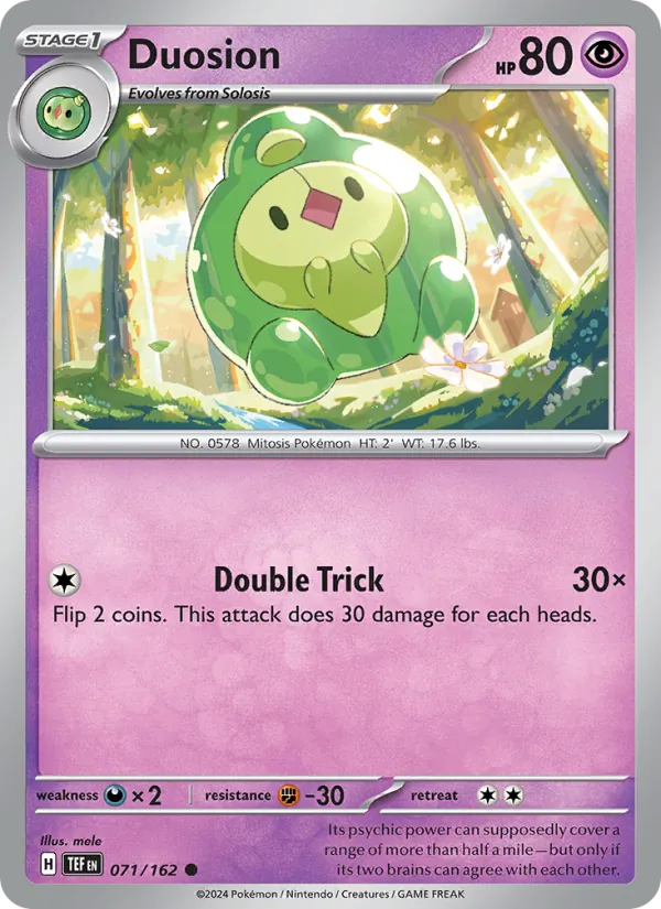 Duosion #071 – Temporal Forces card