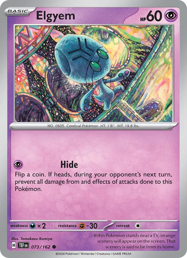 Elgyem #073 – Temporal Forces card