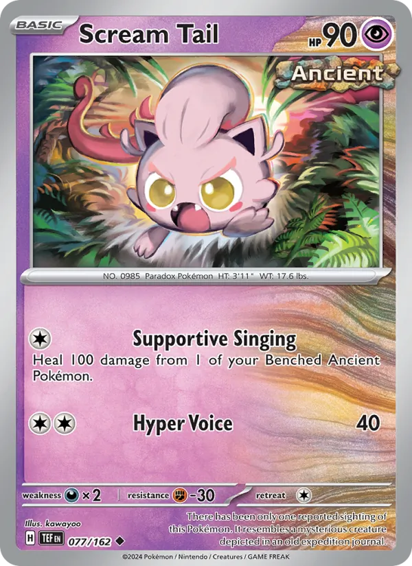 Scream Tail #077 – Temporal Forces card