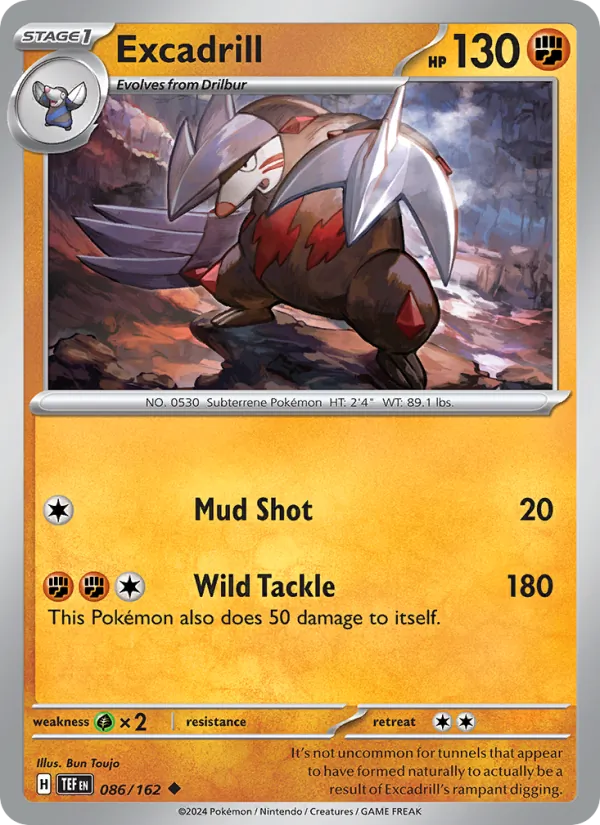 Excadrill #086 – Temporal Forces card