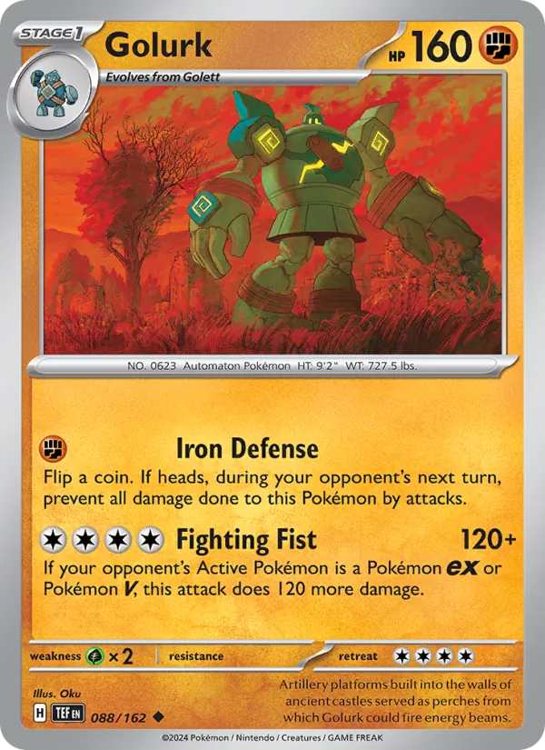 Golurk #088 – Temporal Forces card