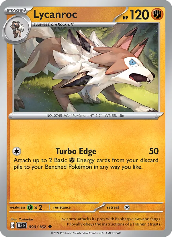 Lycanroc #090 – Temporal Forces card