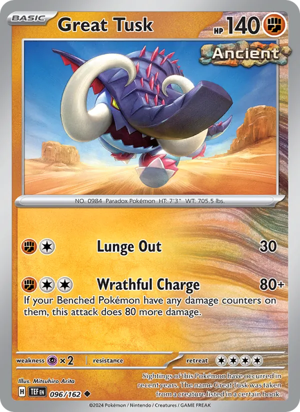Great Tusk #096 – Temporal Forces card