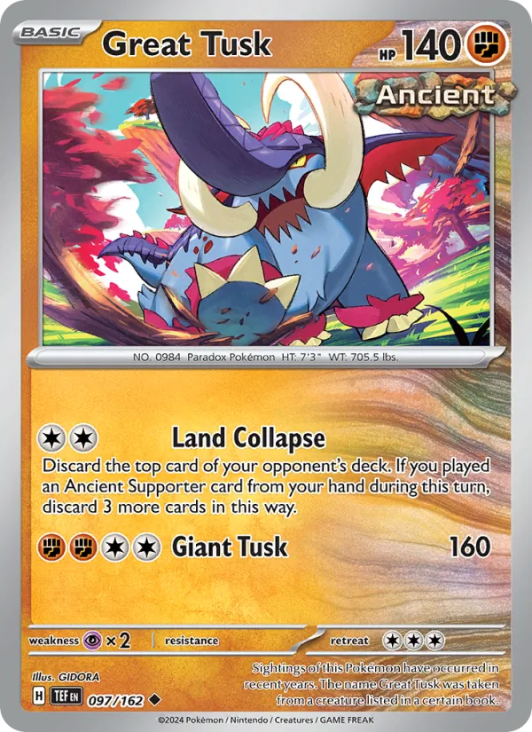 Great Tusk #097 – Temporal Forces card