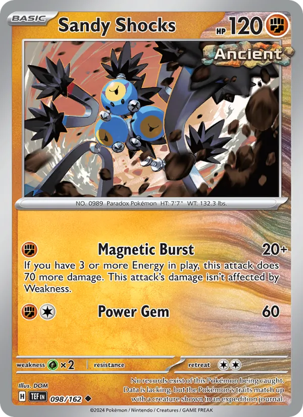 Sandy Shocks #098 – Temporal Forces card