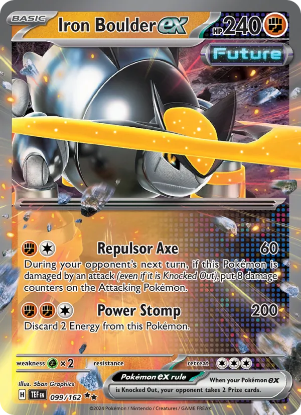 Iron Boulder ex #099 – Temporal Forces card