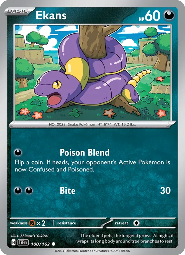 Ekans #100 – Temporal Forces card