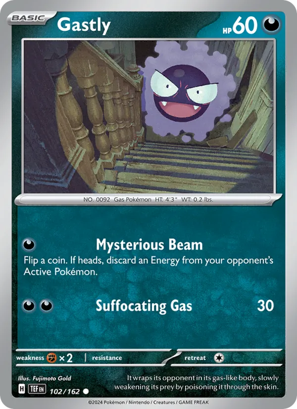 Gastly #102 – Temporal Forces card
