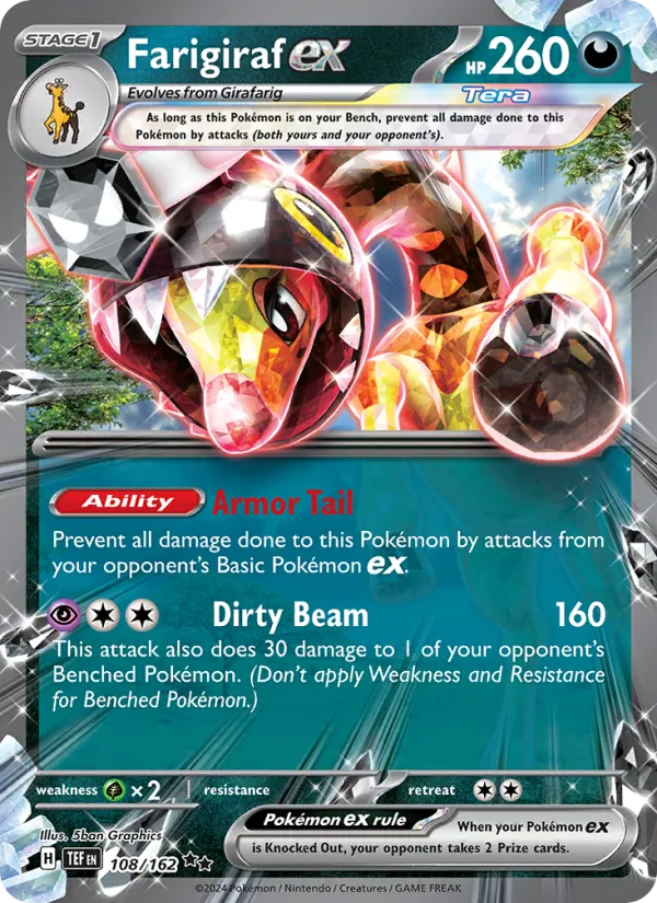 Farigiraf ex #108 – Temporal Forces card